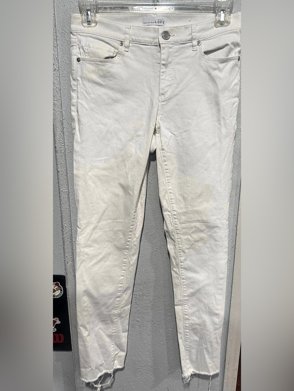 Mavi Loft Skinny Jeans Waist 28 White
